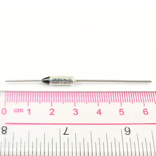 Miniatura 3 de 10pcs Thermal Fuse BF142 BF142X 10A 16A 250V BF 142C 142 Celsius Degree Cutoff TF Pellet TCO Axial Lead Temperature Links(16A BF142X)