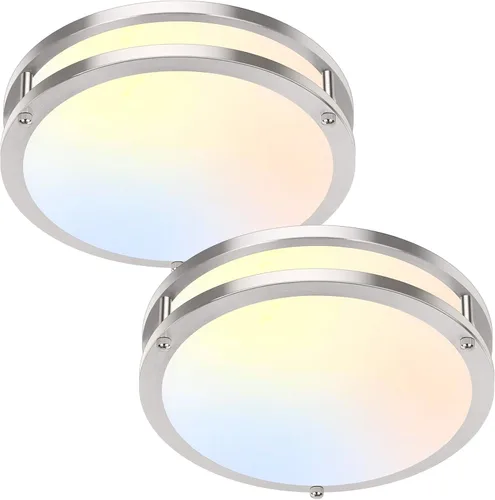 Miniatura 14 de Lámpara de techo empotrada negra, 30 W, 4000 lm, 5CCT, regulable, accesorio de lámpara de techo LED, 2700 K/3000 K/4000 K/5000 K/6500 K, ajustable