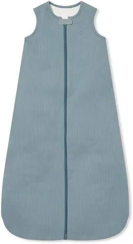MORI Saco de dormir unisex acanalado para bebé con cremallera frontal, cómodo y ajustable, saco de dormir de 1.5 TOG para niños y niñas pequeños