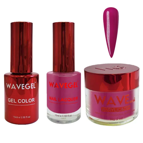 Miniatura 54 de WAVEGEL - Juego de gel de remojo, laca de uñas y polvo acrílico y polvo de inmersión a juego - Colección Queen - #015 Noble Men
