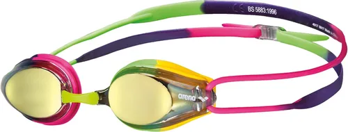 Miniatura 20 de Arena Tracks Gafas de natación unisex para adultos esenciales para carreras competitivas de natación, aprobadas por FINA, con lente antiniebla