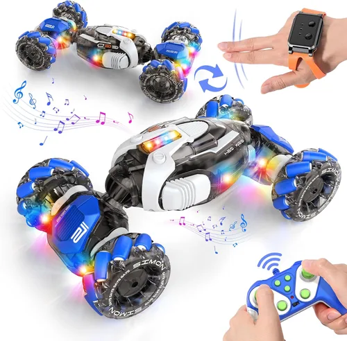 Nicella Auto a control remoto, juguetes de control remoto, regalos para niños y niñas de 6, 7, 8, 9, 10, 11, 12 años, rotación de 360°, 4WD con