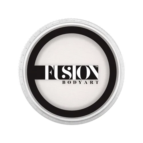 Fusion Body Art Pintura facial Pro Parafina blanca (1.26 onzas), calidad profesional activada por agua para la cara y el cuerpo, suministros de