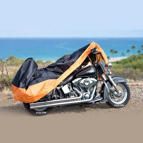 Miniatura 6 de XYZCTEM Funda para motocicleta – Protección impermeable para todas las estaciones al aire libre – Ajuste de precisión hasta 96.5 pulgadas Tour