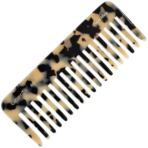 Miniatura 15 de Giorgio G49 - Peine desenredante grande de 5.75 pulgadas, dientes anchos para cabello grueso y rizado, peine desenredante de pelo largo para húmedo