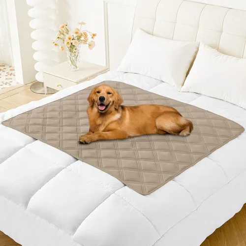 Miniatura 77 de Smiry Funda Impermeable para Cama de Perro, Manta Suave Reversible para Mascotas, Lavable a Prueba de Fugas para Gatos y Perros, Funda para Sofá