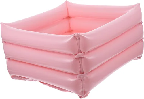Bañera portátil de pedicura bañera inflable Cuenca plegable para el pie Lavabo de camping Platos de lavado de platos al aire libre Herramienta de