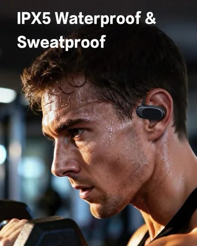 Miniatura 7 de O3 Auriculares inalámbricos de oreja abierta Bluetooth, potentes controladores de 0.51 pulgadas, ecualizador personalizado a través