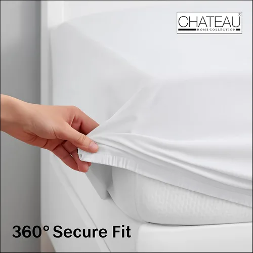 Miniatura 7 de Sábanas Twin XL 100% Algodón Para Cama Twin, Juegos de Sábanas Bajeras y Fundas de Almohada Totalmente Elásticas, Resistentes a la Decoloración