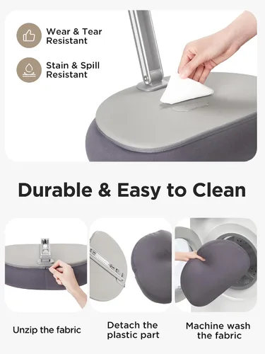 Miniatura 3 de InnoGear Soporte de almohada para tablet para regazo, soporte de manos libres ajustable de 360° para cama, sofá, lectura, compatible con iPad Kindle