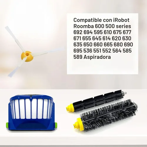 Miniatura 2 de Kit de piezas de repuesto para irobot Roomba 600 Series 694 676 675 692 695 677 671 655 645 690 680 660 650 620 614 y 500 Series 595 585 564 , 2