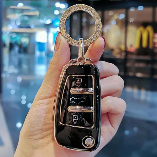 Miniatura 6 de DOUKI Fashion TPU Car Key Case Cover Shell Fob, for Audi A1 A3 8P A4 A5 A6 C7 A7 S3 S7 S8 R8 Q2 Q3 Q5 Q7 Q8 SQ5 TT RS3 RS6