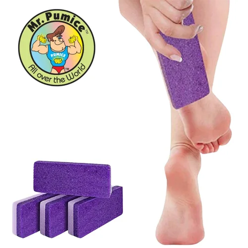 Miniatura 7 de Mr. Pumice Ultimate PUMI Bar 2 en 1 de grano doble (medio + grueso) removedor de callos, piedra de pedicura y lima de pedicura para pies y talones