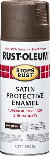 Miniatura 123 de Rust-Oleum 285092 - Pintura en aerosol para prevención del óxido, 12 onzas, transparente satinado Satinado claro