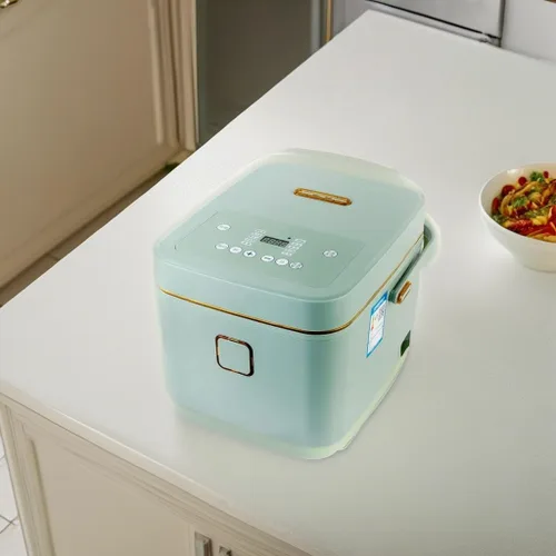 Miniatura 5 de Inicio Olla arrocera multifuncional 3L - Olla a presión de panel táctil de 550 W, utensilios de cocina inteligentes, verde