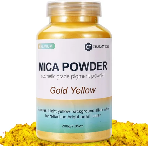 Miniatura 29 de CHANGTIKEJI Polvo de Mica ，100 Colores - 10g/Botella de Pigmento Natural para Resina Epóxica，Brillo de Labios，Sombra de Ojos,Ambientadores