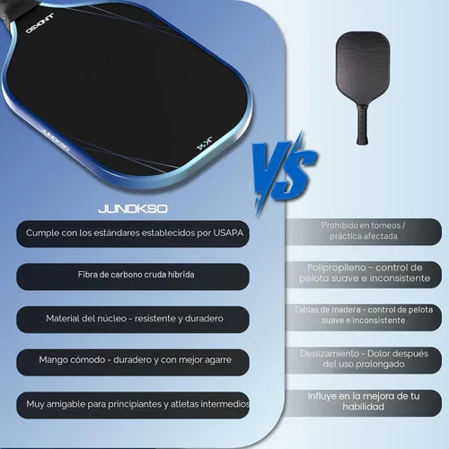 Miniatura 7 de Pickleball Paddles Set of 2 - Composite Carbon Fiber Pickle Ball Paddle - USAPA Compliant Pro Pickle Racket - Portable Outdoor Sports Equipment