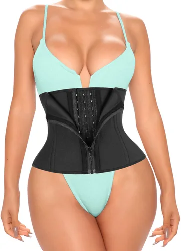 Miniatura 12 de Entrenador de Cintura de Torso Corto para Mujer, Baja la Grasa del Vientre, Fajas Colombianas de Entrenamiento, Corsé Moldeador de Cintura