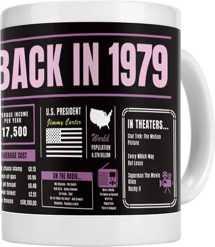 Miniatura 97 de Decoraciones de cumpleaños número 51, taza de café Back In 1972, regalos de cumpleaños de 51 años para hombres, mujeres, amigos, compañeros de De