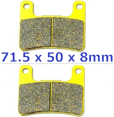 Miniatura 4 de Pastillas de freno delanteras traseras Frenos para Suzuki GSXR600 GSXR750 2006-2010 - GSXR1000 2007-2008 - GSX1300 Hayabusa 2008-2012 - DL1000 XT