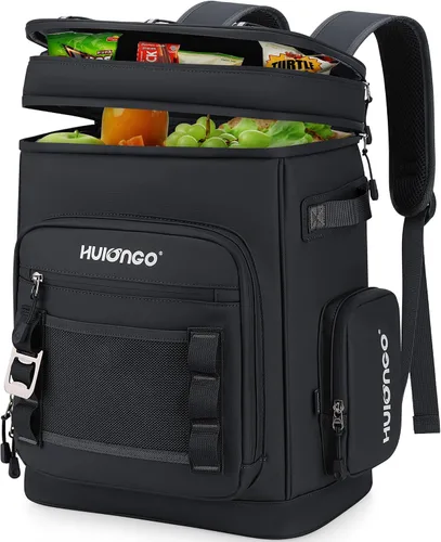 Miniatura 9 de Hulongo Mochila enfriadora grande con aislamiento impermeable para hombres y mujeres, a prueba de fugas, para campamento, playa, pesca, picnic