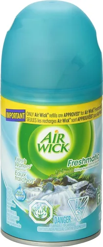 Miniatura 9 de Air Wick Recambio automático de ambientador en aerosol, 1 unidad, agua dulce, neutralización de olores, aceites esenciales (paquete de 2)