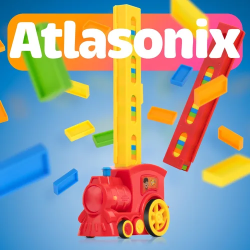 Miniatura 8 de Domino Train Domino Train para niños Dominó para niños – Juego automático de juguetes de colocación de dominó Mega Pack (300, 220,160 bloques)