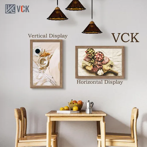 Miniatura 329 de VCK Marcos para póster de madera maciza de 22.375 x 34 pulgadas, marco de fotos A1 negro con montaje en pared, paquete de 3