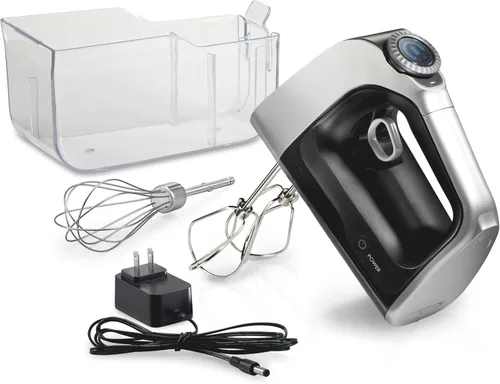 Hamilton Beach Professional Mezclador de mano eléctrico inalámbrico con control de velocidad infinita, potente motor CC para una mezcla sin