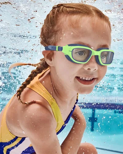 Miniatura 7 de Gafas de natación para niños, gafas de natación para niños de 6 a 14 años, gafas de piscina con protección UV antivaho para niños y niñas Azul