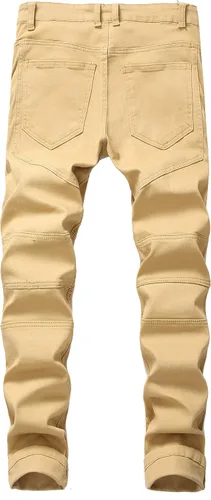 Miniatura 2 de QIMYUM Pantalones de mezclilla de corte ajustado para hombre