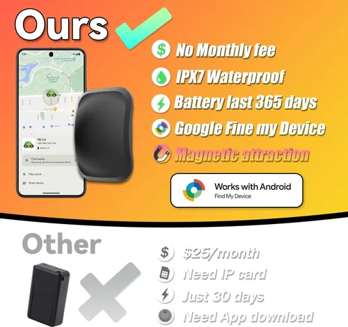 Miniatura 6 de Rastreador de vehículos Mini GPS en tiempo real, diseño magnético impermeable, sin tarifas mensuales, rastreador de automóvil oculto compatible