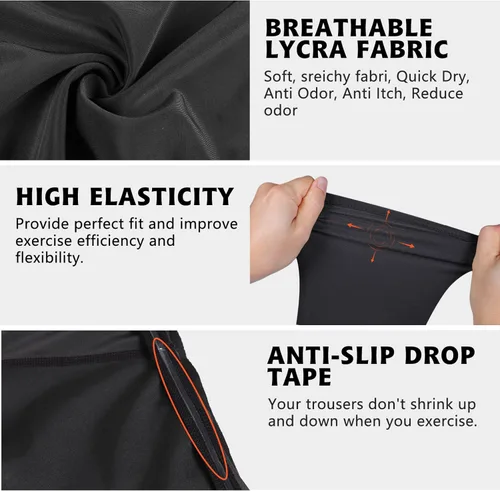 Miniatura 4 de Mens Football Girdle with Pads Hip Thigh Butt Tailbone Protector Pants Padded Compression Short Youth Adult Protective for Baseball Snowboard Skate