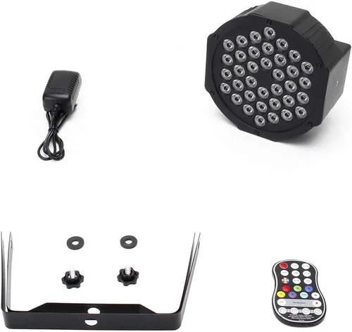 Miniatura 9 de HOLDLAMP Luces Par recargables de 36 W RGB alimentadas por batería, luces LED inalámbricas para DJ, activadas por sonido y control remoto para 1