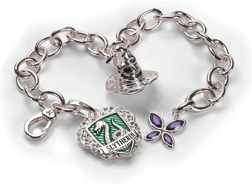Miniatura 2 de The Noble Collection Lumos Harry Potter Slytherin - Pulsera con abalorios
