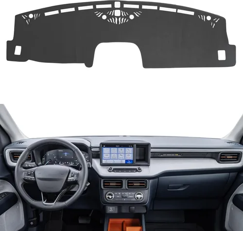 Miniatura 8 de Cubierta de salpicadero, consola central interior personalizada compatible con Ford Maverick 2022-2025, protector de alfombra