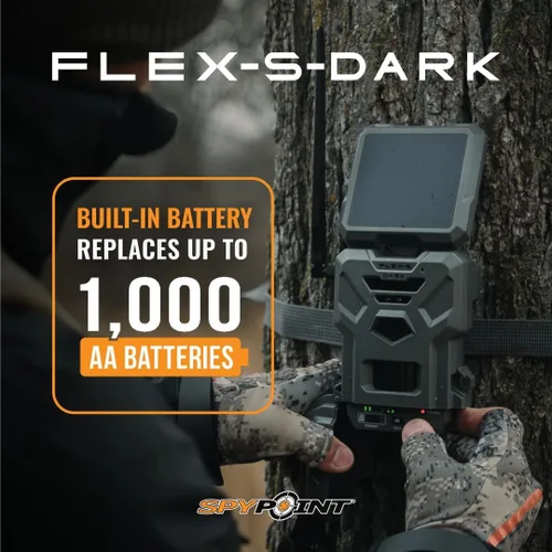 Miniatura 7 de SPYPOINT Flex-S-Dark Ultimate Pack con tarjeta SD + LIT-22 - Cámara solar de rastreo celular - Panel solar integrado, fotos de 40 MP, videos