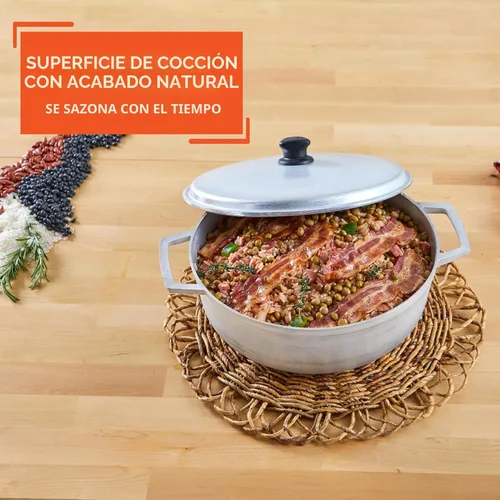 Miniatura 6 de IMUSA USA GAU-80560 - Mini caldero colombiano tradicional (horno holandés) para cocinar y servir, con capacidad para 0.7 qt.