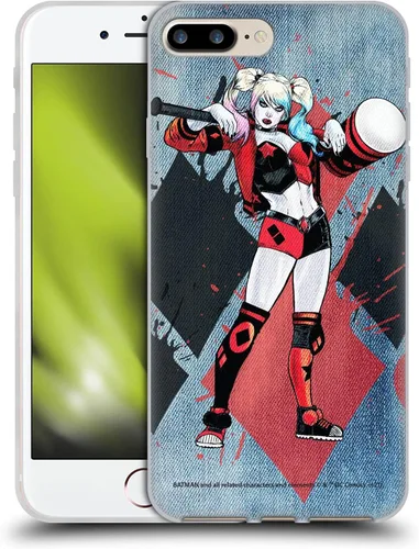 Miniatura 39 de Head Case Designs Funda de gel suave con licencia oficial de Batman DC Comics Love Hate Joker Harley Quinn Graphics [protección de grado militar]