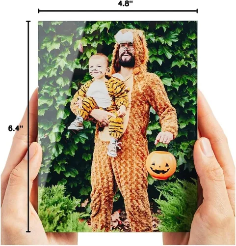 Miniatura 6 de Fracture - Impresión de foto en vidrio personalizada – 12 x 16 cm Tamaño de retrato extra pequeño Sube tu propia foto Arte de pared de vidrio