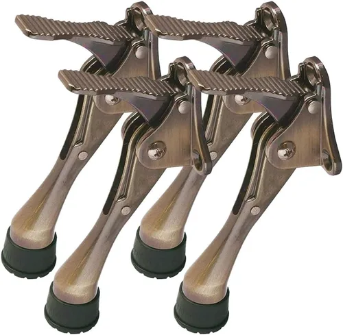 Miniatura 18 de Tope de puerta One Touch Kickdown, soporte de puerta, topes de puerta resistentes, parte inferior de la puerta, puntas de goma ajustables en altura