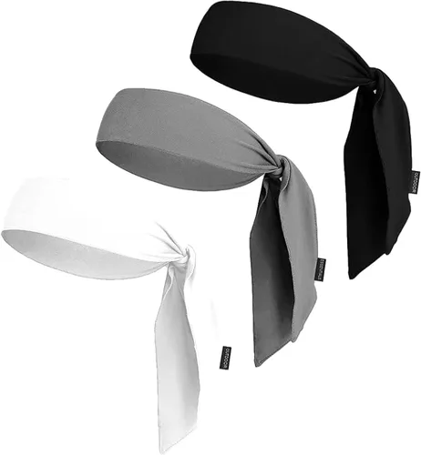 Miniatura 9 de Diadema de lazo deportiva para hombres, mujeres, niños, de ninja, karate, tenis, bandana de pirata, banda deportiva para baloncesto, softball
