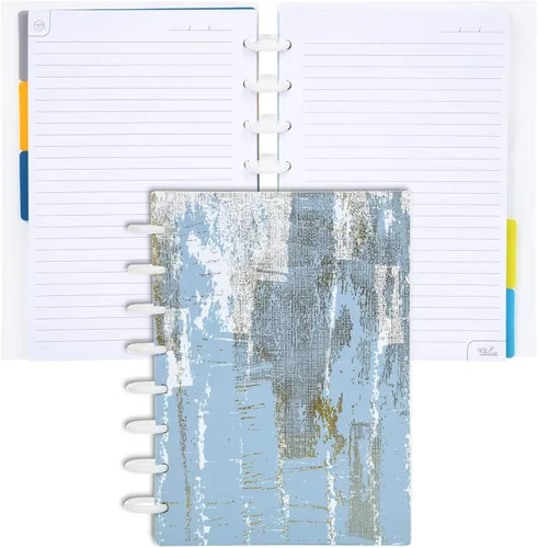Miniatura 133 de Talia - Cuadernos de notas con tapas, planificador, personalizables, (Azul de Verano, Junior (5.5 pulgadas x 8.5 pulgadas)) Azul verano