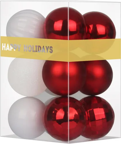 Miniatura 213 de Bolas de Navidad Grandes de 3.2" en Azul Bebé - Adornos para Árbol de Navidad, Bolas Colgantes Inastillables para Cumpleaños, Halloween, Boda