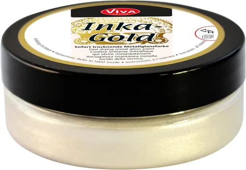 Miniatura 13 de Viva Decor Inka Gold Gilding Wax2.3 oz (violeta) - Pasta de pulido metálica a base de cera de fácil aplicación. Brillo metálico de secado rápido