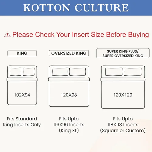 Miniatura 11 de Kotton Culture 1 Pc Twin/Twin XL Size Pinch Pleated - Pintuck Duvet Cover Only - 100% Egyptian Cotton Sateen -1000 TC Luxury Comforter Cover-Zipper