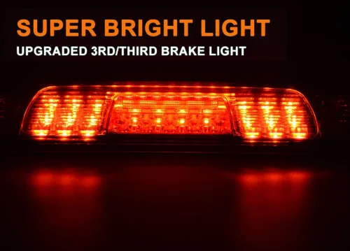 Miniatura 4 de PIT66 3ª Luz de Freno LED, Compatible con Chevy Silverado 2014-2018/Compatible con GMC Sierra 1500 2500HD 3500HD 2014-2018 Luz de Parada Trasera