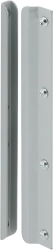 Prime-Line MP9513 Escudo de pestillo, 12 In., Acero, Gris, Puertas In-Swinging (Solo Paquete)