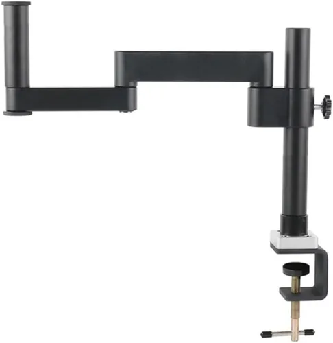 Tipo de extensión de sujeción articulada de dirección ajustable, brazo de 2.992 in de enfoque estéreo Trinocular Microscopio Base de soporte (Color