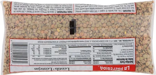 Miniatura 3 de La Preferida Mexican Foods, lentejas secas, Lentejas Secas, 16 onzas (paquete de 6)